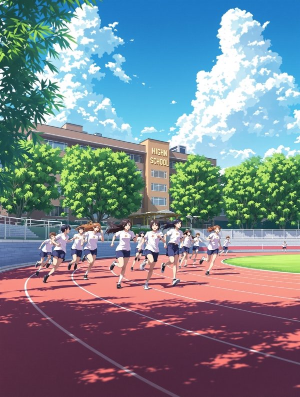 云上少年 运动 青春 校园 云上少年 动漫新番海报 - 五杀影院